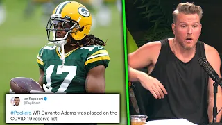 Davante Adams Tests Positive, Might Miss TNF vs Cardinals?! | Pat McAfee Reacts