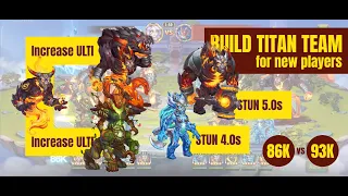BUILD TITAN TEAM for NEW PLAYER