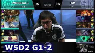 TSM vs Immortals | Game 2 S7 NA LCS Summer 2017 Week 5 Day 2 | TSM vs IMT G2 W5D2