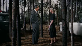 North by Northwest (1959) by Alfred Hitchcock, clip:  Eve & Roger exchange pleasantries in a wood(!)