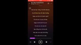 Bạc Trắng Tình Đời Remix|Khưu Huy Vũ| Edit By Trần Văn Nam