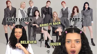 TWICE 'Eyes Wide Open' First Listen! PART 2! BRING IT BACK/BELIEVER/QUEEN | REACTION!!