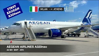 EUROPE’S BEST REGIONAL AIRLINE! | Aegean Airlines A320neo | Milan MXP ✈ Athens | Economy Class