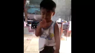 3year old Mallic act like Alden richard