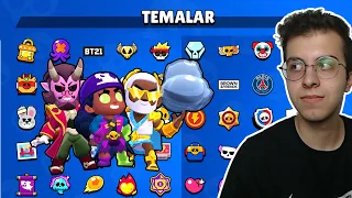 OYUNDAKİ TÜM TEMALARIN EN İYİ KOSTÜMLERİNİ SIRALADIM !! BRAWL STARS