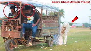 Scary Ghost Attack Prank 2022 || Watch "THE NUN" Prank On Public Reaction | Dhamaka Furti