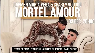 CARMEN MARIA VEGA & CHARLY VOODOO "MORTEL AMOUR"-  En concert 03/12/22 - PARIS / L'étage du Gibus