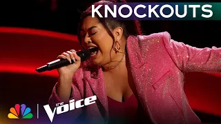 Zeya Rae Is SUPERCHARGED with RAW Emotions Performing "River" | The Voice Knockouts | NBC