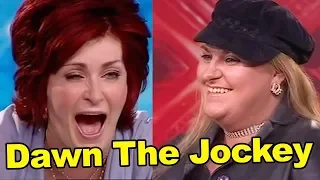 ORIGINAL 'Dawn The Jockey' Audition Has Sharon Osbourne in STITCHES!