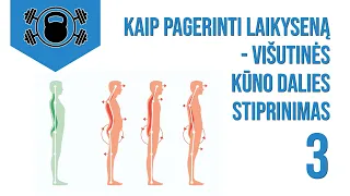 Kaip pagerinti laikyseną - višutinės kūno dalies stiprinimas 3