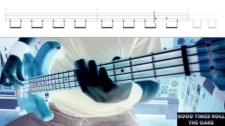 Good Times Roll by The Cars - Bass Cover with Tabs Play-Along