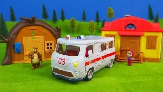 Masha et Michka ambulance pour enfants