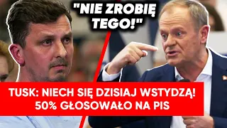 "Nie zrobię tego!". Tusk punktował rolnika. Ostre starcie w Krakowie