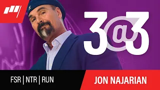 3@3 with Jon Najarian- August 5- $FSR $NTR & $RUN