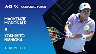 Mackenzie McDonald v Yoshihito Nishioka Condensed Match | Australian Open 2023 Third Round