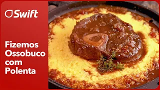 FIZEMOS OSSOBUCO COM POLENTA | Receitas de Inverno 2021