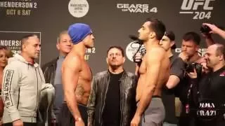 UFC 204: Vitor Belfort vs  Gegard Mousasi Weigh in Face off