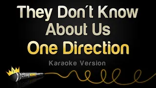 One Direction - They Don't Know About Us (Karaoke Version)