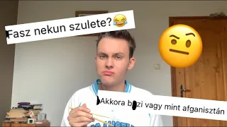 REAGÁLOK NEGATÍV KOMMENTEKRE + mukbang😎