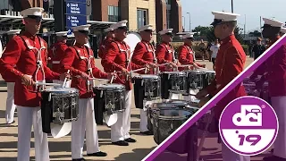 The U.S. Marine Drum and Bugle Corps in the Lot '19 | Indianapolis, IN