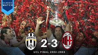 AC Milan vs Juventus 0-0 (3-2) • UCL Final 2002-2003