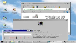Windows 10 в стиле Windows 95-98 (скачать)
