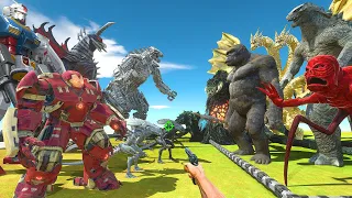 FPS Avatar Rescues Kaiju Monsters and Fights Mecha Monsters - Animal Revolt Battle Simulator