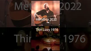 Metallica NEW cover song "BORDERLINE" vs Thin Lizzy version 🔥🔥#metallica #jameshetfield #fyp #viral