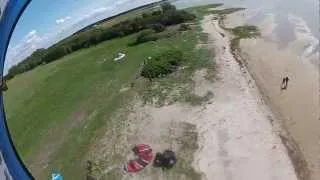 Kitesurfing... from above!