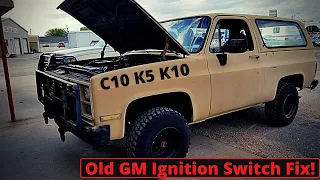 How to fix Old GM Ignition switch's the correct way.