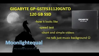 GIGABYTE GP-GSTFS31120GNTD 120 GB SSD - used ssd manufactured in 2018, tested in 2024