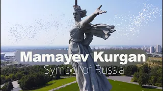 Mamayev Kurgan. Volgograd. The sculpture "Motherland Calls" is a symbol of Russia.