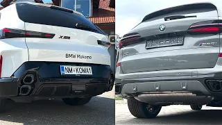 New BMW X5 Facelift M60i 2024 vs New BMW XM 2024 - REVS and Startup comparison