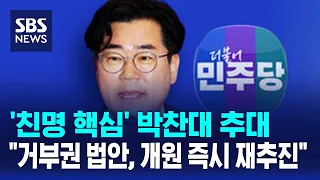 '친명 핵심' 박찬대 추대…"거부권 법안, 개원 즉시 재추진" / SBS