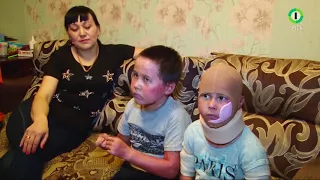 Репортаж о семье Бакаевых, пострадавших во время взрыва газа на 5 Кордной 12.01.2018 г.  в Омске.