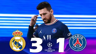 Recreación Real Madrid 3-1 PSG - Uefa Champions League 2022