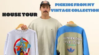 MY VINTAGE T-SHIRT COLLECTION! House Tour!