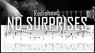 No Surprises (Radiohead) - Fingerstyle guitar -  Arreglo solista con partitura y tablatura