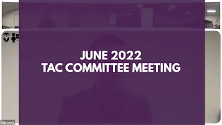 SRPC Technical Advisory Committee - June 3, 2022 [Panel Discussion On Electric Vehicle Charging]