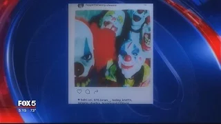 Creepy clown threat in Fayette County