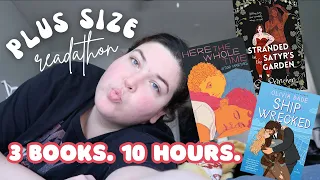 reading non-stop for 10 hours | plus size readathon (cc)