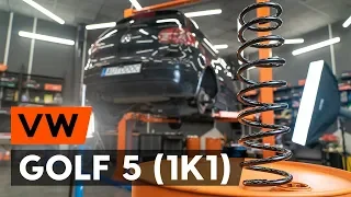 Как заменить пружины задней подвески VW GOLF 5 (1K1) [ВИДЕОУРОК AUTODOC]