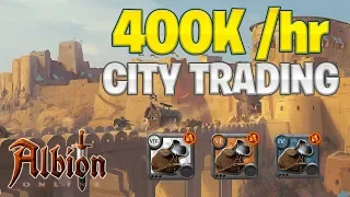 400k+/HOUR City Trading |  Albion Online  (Silver Making Guide)