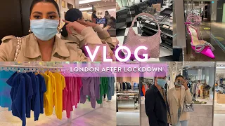 VLOG: LONDON AFTER LOCKDOWN | COME LUXURY SHOPPING WITH US AT HARRODS AND SELFRIDGES | NOORIE ANA