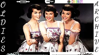 The McGuire Sisters – Sugartime (Live TV Show, 1958) [Colorize + Stereo Mix + 60fps]