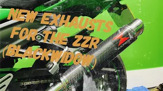 Black Widow Exhaust install | Kawasaki ZZR1400 | ZX-14
