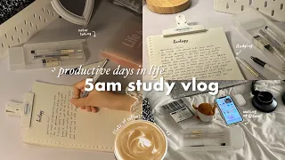5am study vlog🥯☁️ studying, surviving on coffee, café hoping and more ft.Scrintal