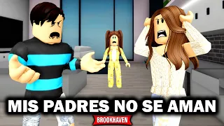 MIS PADRES NO SE AMAN en Roblox Brookhaven RP - Historia de Roblox- LARA ROBLOX