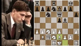 Роберт Фишер играет 1.b3! и разрывает соперника в 26 ходов! Шахматы.