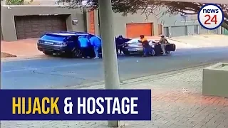 WATCH: Family taken hostage during hijacking